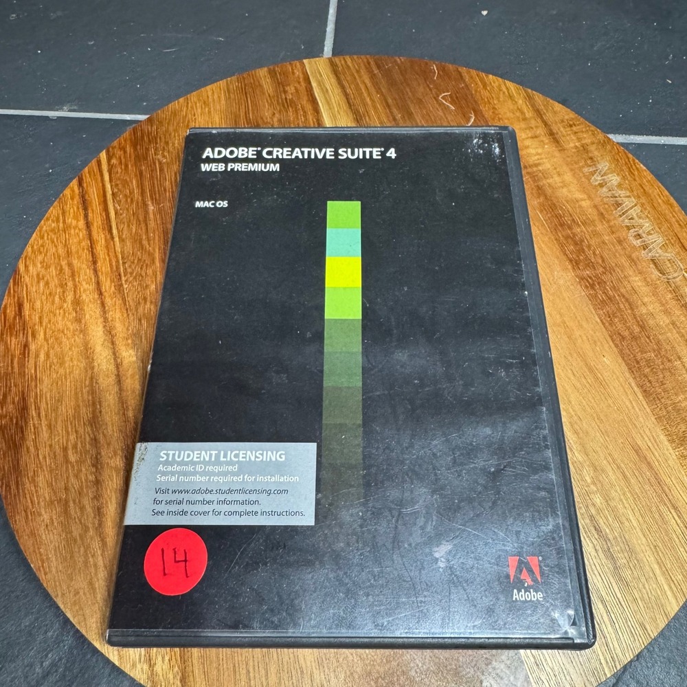 Adobe Creative Suite 4 CS4 Web Premium Mac OS Student Licensing 65016752